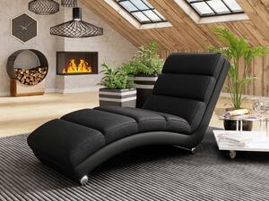 Kárpitozott relax fotel Laresa (öko-bőr Soft 011 + fekete) + Lawa 07). 1060823
