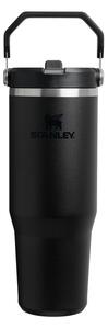 Fekete rozsdamentes acél termosz 890 ml IceFlow™ Flip Straw 2.0 Tumbler Black – Stanley