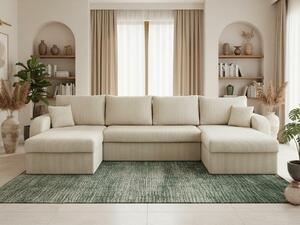 Sarokkanapé Comfivo Melissa II, Kárpit, 80x304x140cm