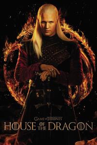 Művészi plakát House of Dragon - Daemon Targaryen, (26.7 x 40 cm)