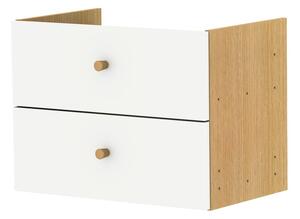 Fehér fiók modul 43x33 cm Z Cube - Tenzo