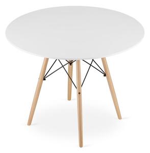 Étkezőasztal TODI 100 cm - tölgy/fehér