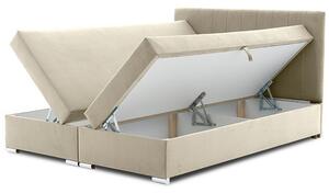 Kárpitozott ágy GRENLAND 160x200 cm Világosszürke