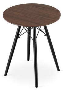Étkezőasztal TODI 60 cm - fekete/barna