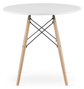 Étkezőasztal TODI 90 cm - bükkfa/fehér