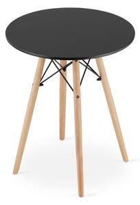 Étkezőasztal TODI 60 cm - bükkfa/fekete
