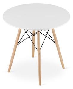 Étkezőasztal TODI 90 cm - bükkfa/fehér