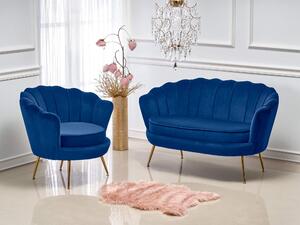 AMORINITO kagyló fotel - kék