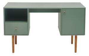 Zöld íróasztal 130x50 cm Color Living - Tom Tailor for Tenzo