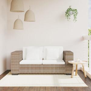 7 darabos kétszemélyes valódi rattan kanapé szett