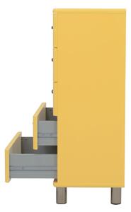 Sárga magas komód 60x111 cm Malibu - Tenzo