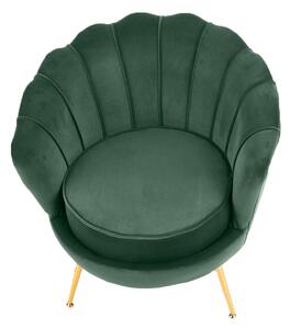 AMORINITO kagyló fotel - zöld