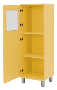 Sárga szekrény 50x143 cm Malibu - Tenzo