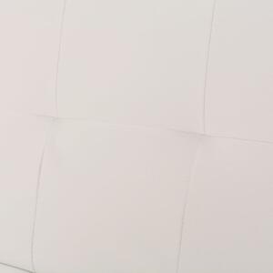 VidaXL Állítható Kanapéágy Krémfehér Műbőr Két Párnával (168 x 77 x 66 cm)
