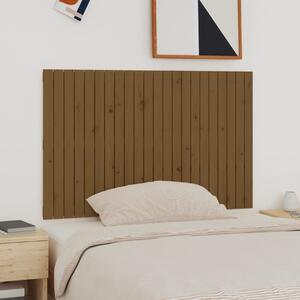 VidaXL mézbarna tömör fenyőfa fali fejtámla 140x3x90 cm
