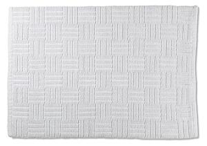 Leana fehér pamut fürdőszobai kilépő, 50 x 80 cm - Kela