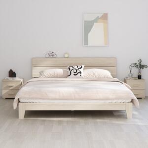 HAMAR 2 db mézbarna tömör fa éjjeliszekrény 40 x 35 x 44,5 cm