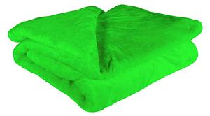 Mikroplüss takaró - Zöld, 150x200 cm