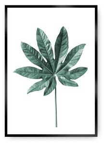 Leaf Emerald Green poszter