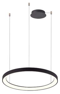 Modern LED-es csillár Agnes 58, szabályozható fekete