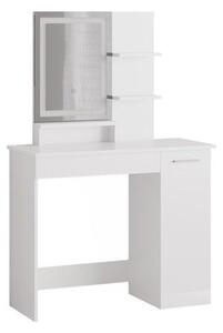 Vicco Julia fésülködőasztal, led tükörrel, fehér, 90 cm