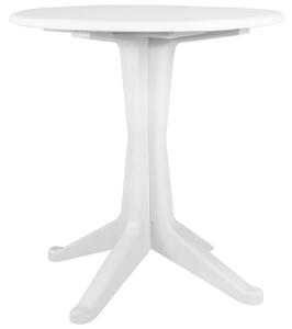 VidaXL fehér műanyag kerti asztal 70 cm