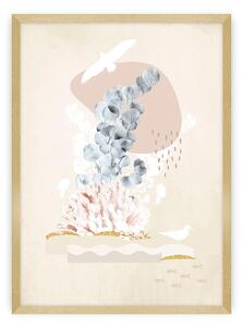 Beige Abstract I poszter