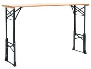 VidaXL összecsukható fenyőfa söröző asztal 169 x 50 x 75/105 cm