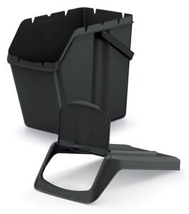 Sortibox Solo Szelektív Hulladékgyűjtő Tároló Edény 25l Fekete, 4db-os csomag