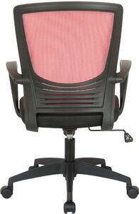 Angie fekete/piros irodai szék