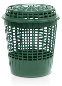 Cage 450 Kerti Hulladékgyűjtő Kosár Erdőzöld, 10db-os csomag