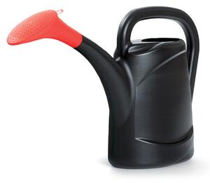 Agri Műanyag Öntözőkanna Fekete 7,5L Ergonomikus, 10db-os csomag