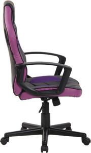 Avah irodai szék fekete/lila