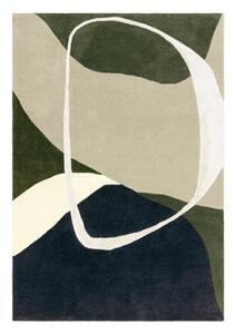Zöld kézi szövésű gyapjú szőnyeg 200x300 cm Matrix – Asiatic Carpets
