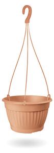 Terra Függő Virágtartó Terrakotta 23 cm, 10db-os csomag