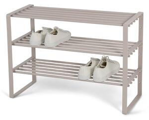 Szürkésbarna fém cipőtartó 70x48,5x29 cm Rex – Spinder Design