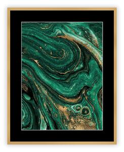 Abstract Green&Gold II kép 40 x 50 cm