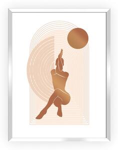 Yoga Figures I 30x40cm réz kép
