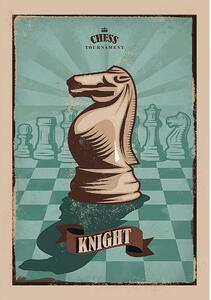 Vintage Chess I vászonkép