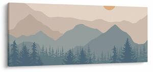 Kép - Türkiz hegység N⁰1 (120x50 cm)