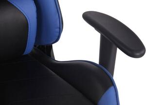 Ivanna irodai szék fekete/kék