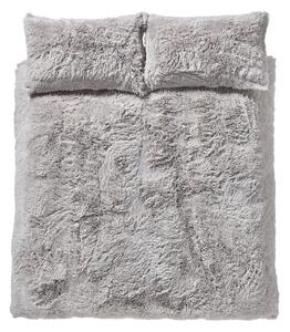 Cuddly világosszürke mikroplüss ágyneműhuzat, 135 x 200 cm - Catherine Lansfield