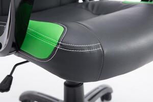 Kataleya irodai szék fekete/zöld