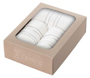 Gunnar törölköző szett 3db creamy white grey