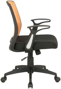 Melina irodai szék fekete/narancs