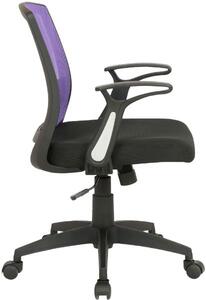 Melina irodai szék fekete/lila