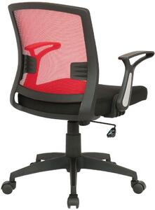 Melina irodai szék fekete/piros