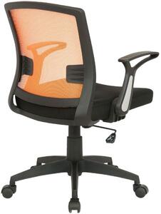 Melina irodai szék fekete/narancs