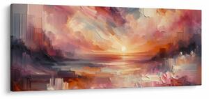 Kép - Festett alkonyat (120x50 cm)