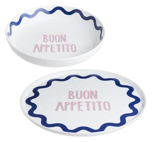 VACANZA tészta tányér, Buon Appetito Ø22cm